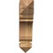 Ekena Millwork Olympic Arts & Crafts Rough Sawn Bracket, Western Red Cedar, 4"W x 16"D x 16"H BKT04X16X16OLY03RWR - alternate 3